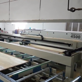 Profipress 4500 Masif Panel Ebatlama ve İstif Hattı